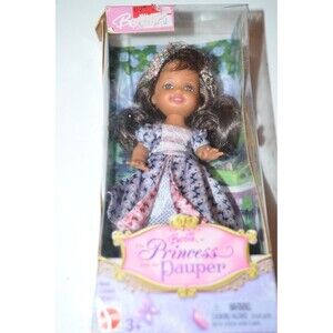 Princess & the Pauper Barbie Doll Kelly Club Hispanic or AA C6307 2004
